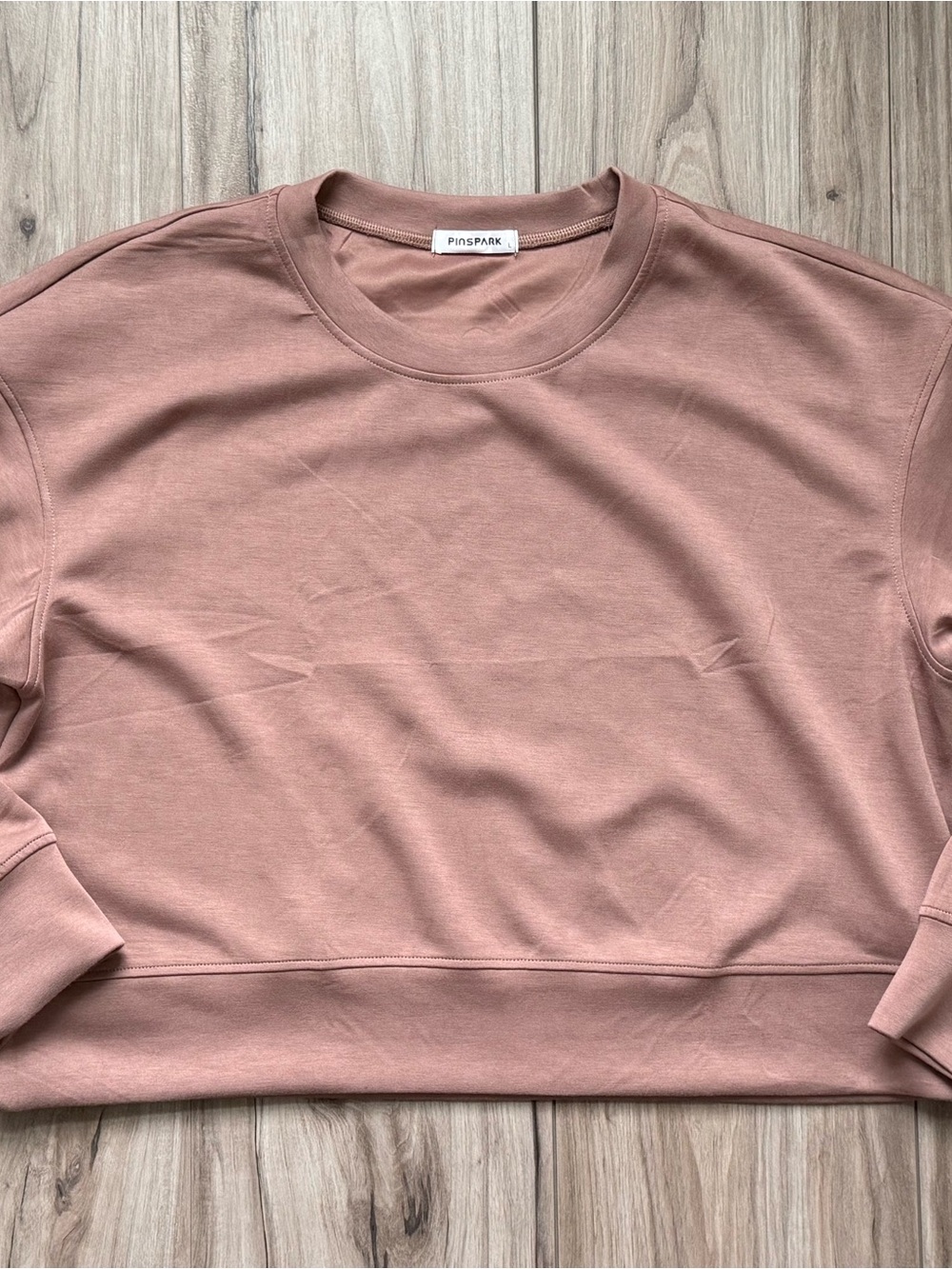 Women's Crop Sweatshirt - Dusty Rose